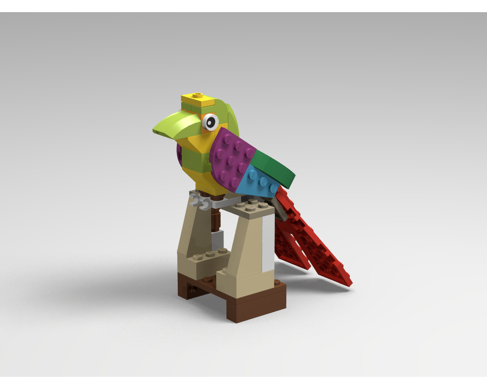 LEGO MOC 40411 - Exotic Bird by Bert_Bricks | Rebrickable - Build with LEGO