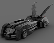 LEGO MOC UCS Batmobile DCEU by CreationCaravan (Brad Barber