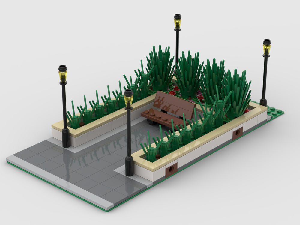 Regnjakke punkt med tiden LEGO MOC Modular Urban Park by boilermaker5832 | Rebrickable - Build with  LEGO