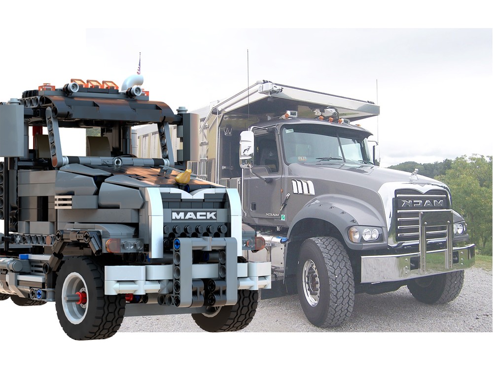 LEGO MOC-47968 Mack Granite 64FT (ex GU713) by VoidSerpent ...