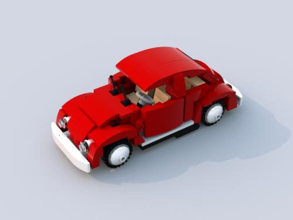 LEGO MOC Mini Volkswagen by Rebrickable - Build with LEGO