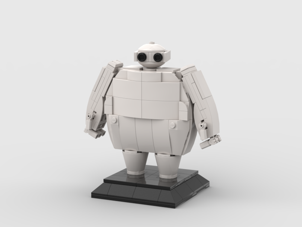 LEGO MOC BAYMAX by plan Rebrickable Build with LEGO