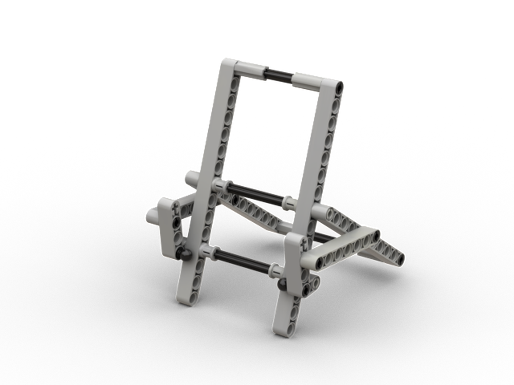 LEGO MOC Tablet & Phone stand - Light Bluish Gray by BrickDesignerNL | - Build with LEGO