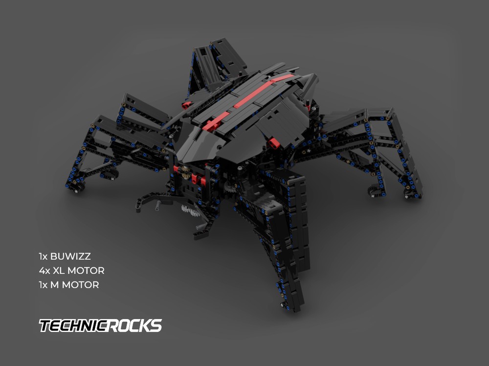 LEGO Spider - Walking Robot by technicrocks | Rebrickable - Build with