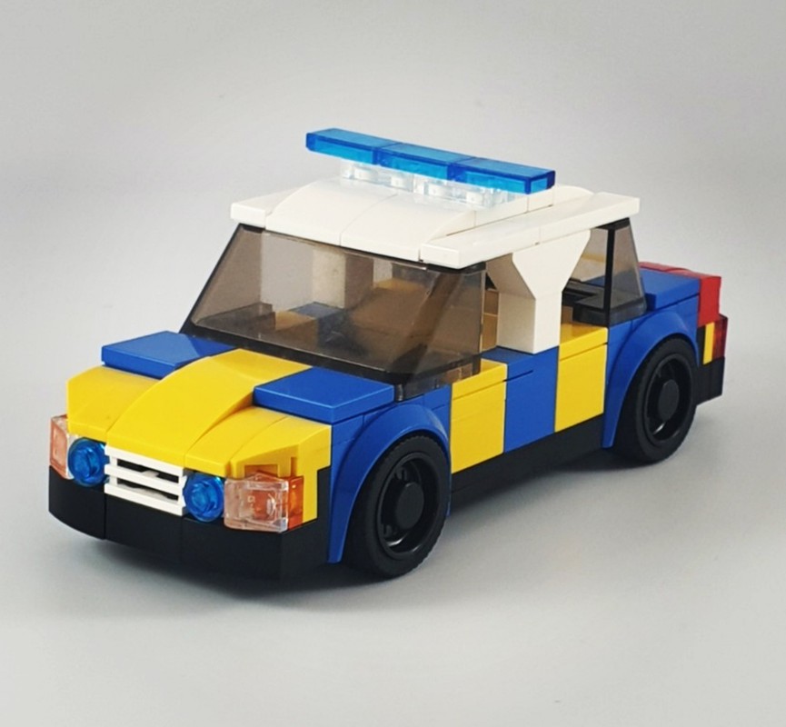 LEGO MOC UK Police Battenburg Car 1.0 by JimBrickIt | Rebrickable ...