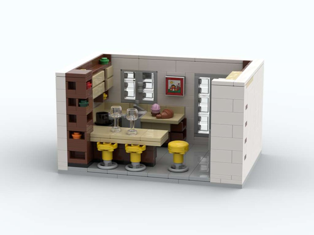 Smidighed Elendig telegram LEGO MOC My kitchen by Tavernellos | Rebrickable - Build with LEGO