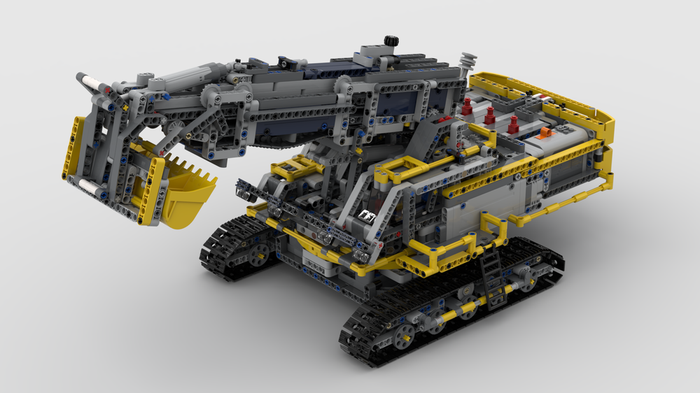 tilgivet nederlag nedadgående LEGO MOC Telescopic Excavator by Bl@ckSp@rk | Rebrickable - Build with LEGO