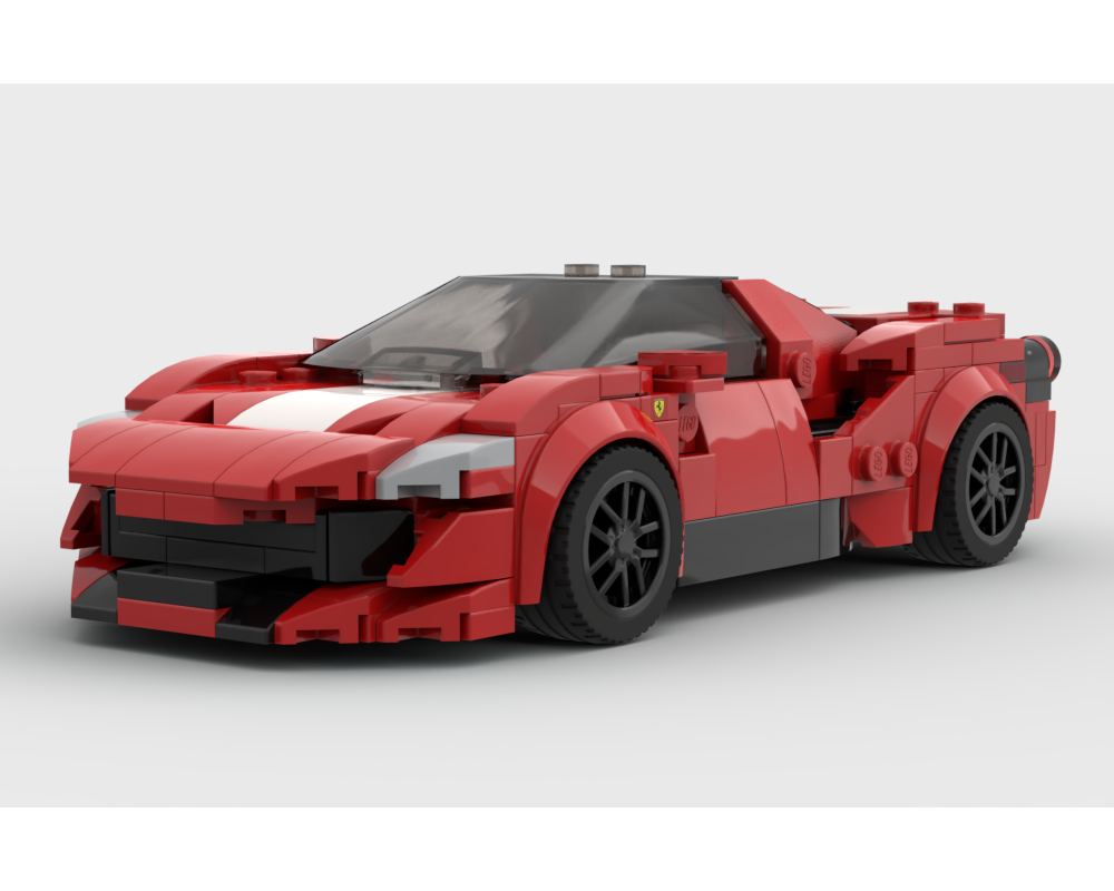 LEGO MOC Ferrari 488 Pista 8 Wide by Fakhriargya | Rebrickable - Build ...