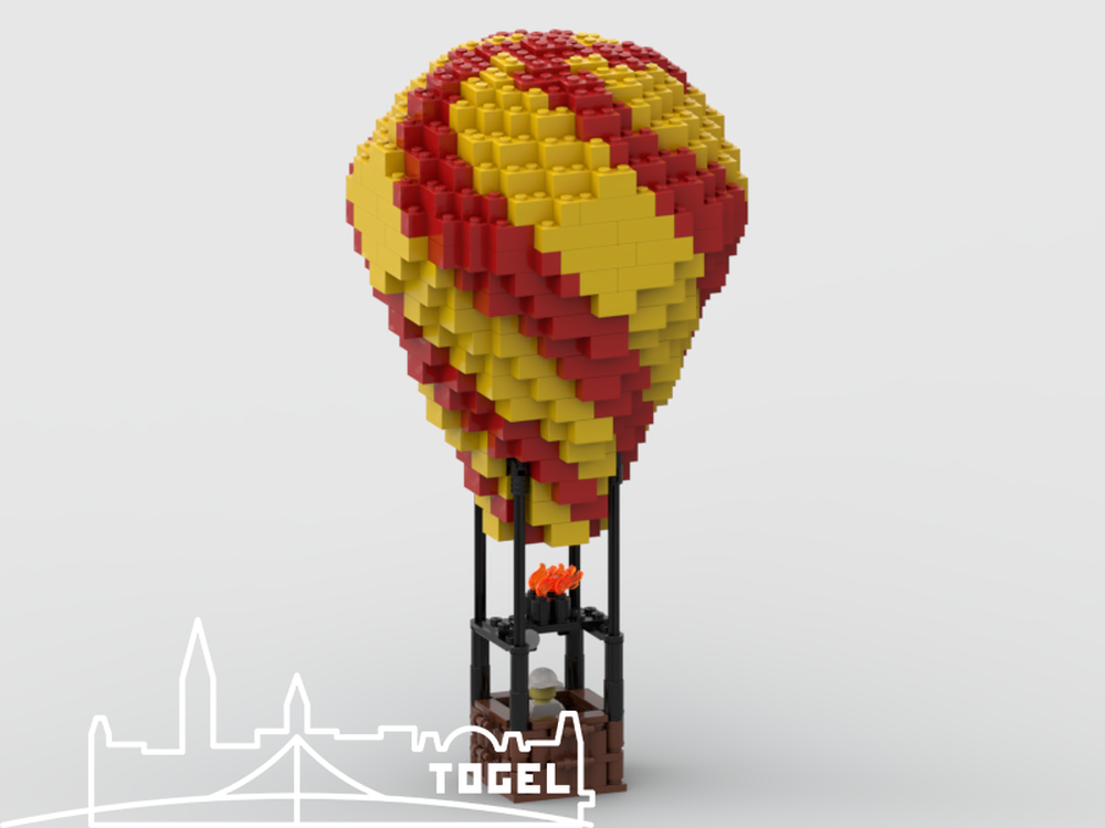 Net zo te rechtvaardigen Alaska LEGO MOC Hot Air Balloon by Togeltown | Rebrickable - Build with LEGO