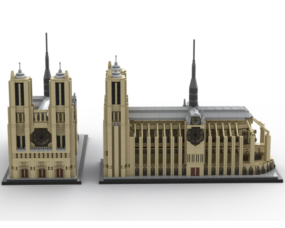 LEGO MOC Notre-Dame de Paris - Architecture style by Serenity ...