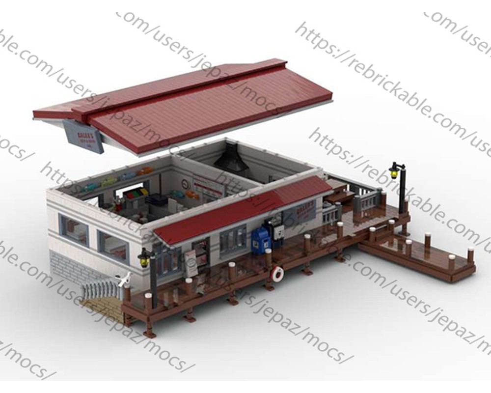 LEGO MOC Fish and Chips MOC by jepaz | Rebrickable - Build with LEGO