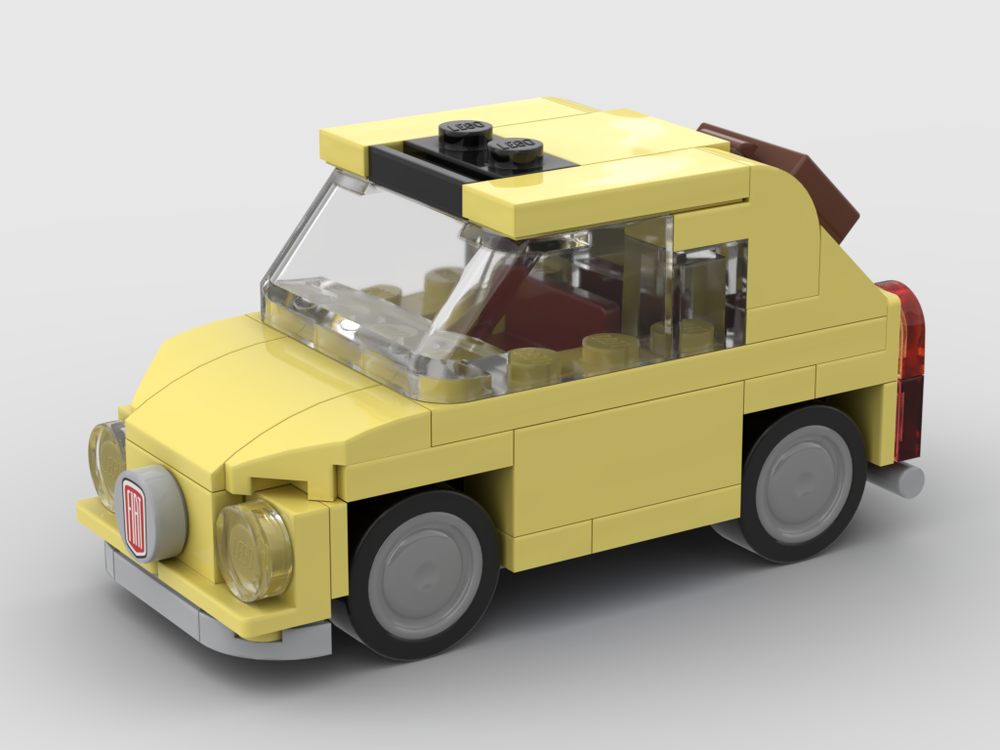 Skylight Diverse excentrisk LEGO MOC Mini Fiat 500 by Rauy | Rebrickable - Build with LEGO