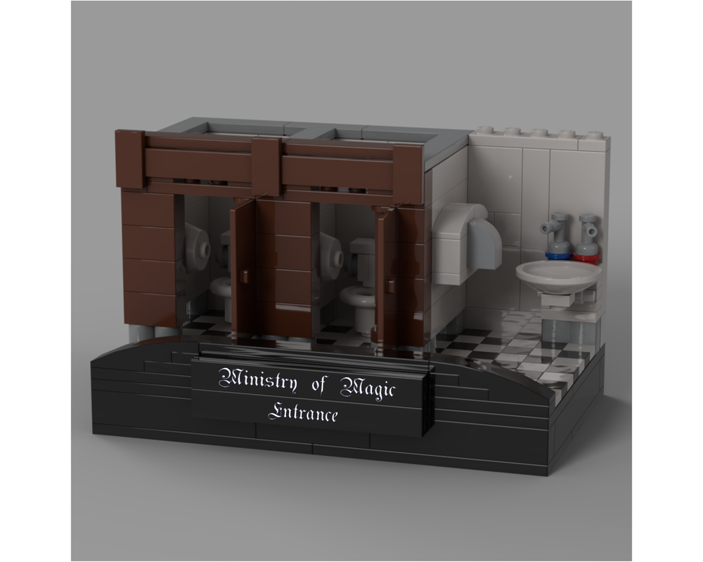 LEGO MOC Ministry of Magic Entrance by Keizer Rebrickable Build