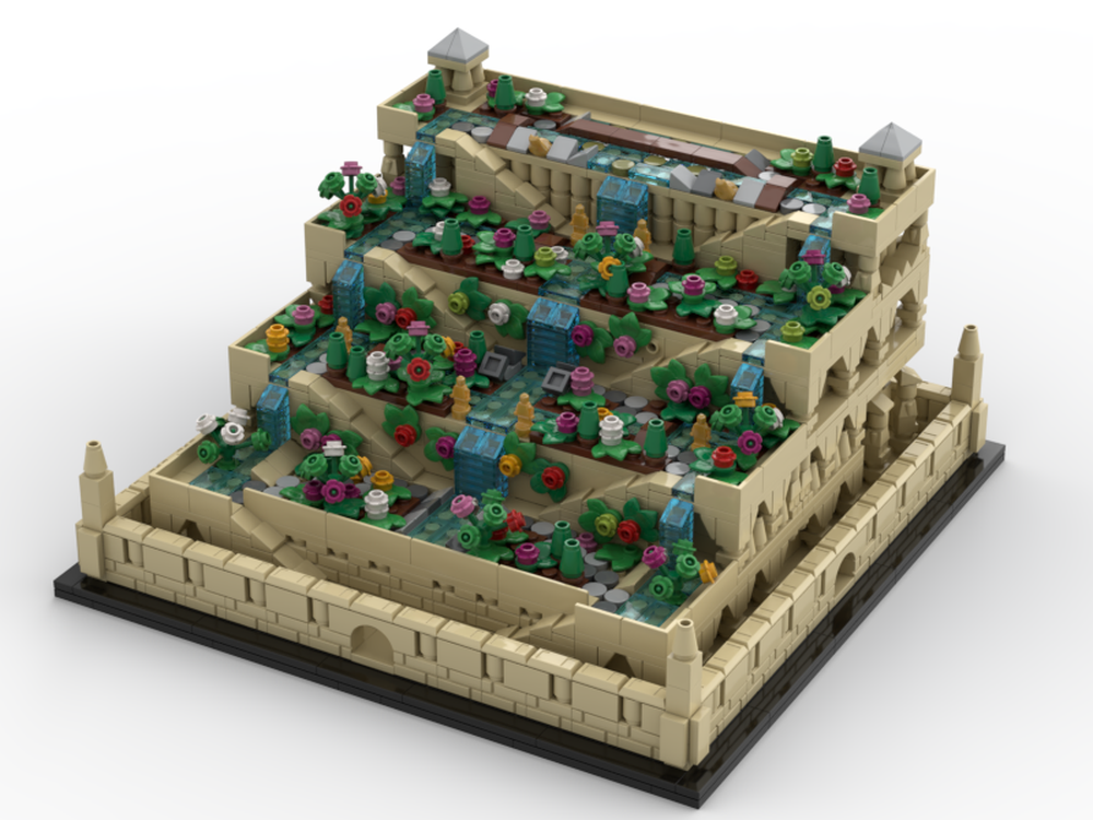 Lego Moc Hanging Gardens Of Babylon By