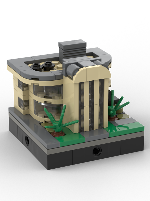 LEGO MOC Art-Deco-House - mini modular by mikebuu