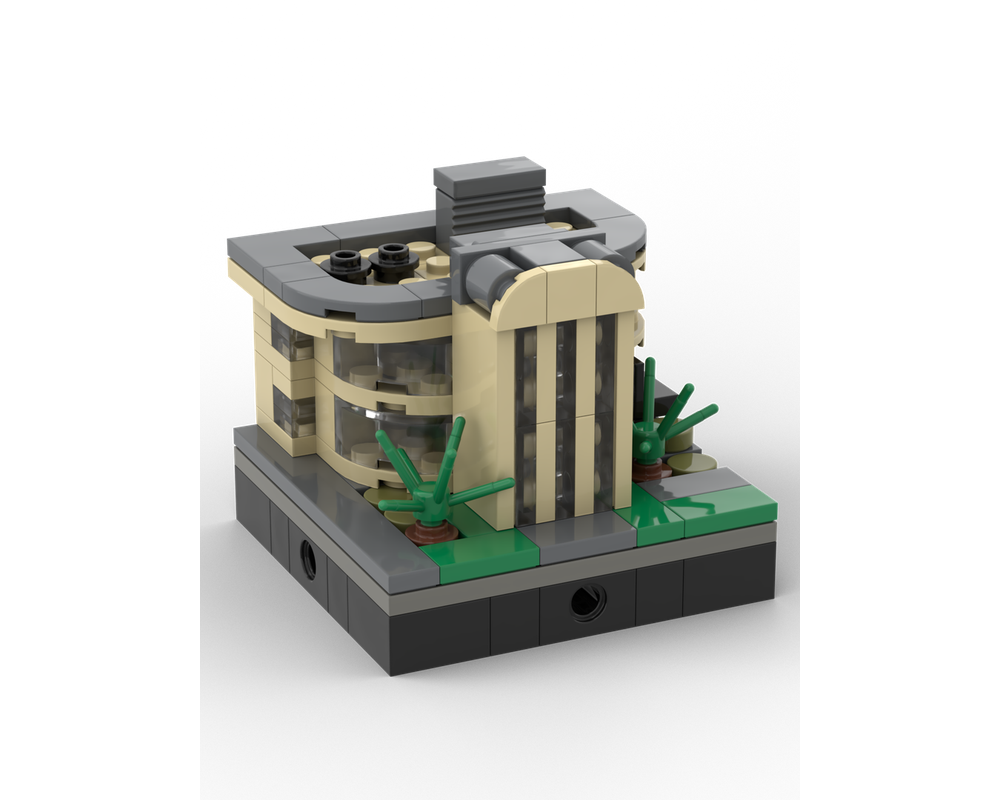 LEGO MOC Art-Deco-House - mini modular by mikebuu | Rebrickable - Build ...