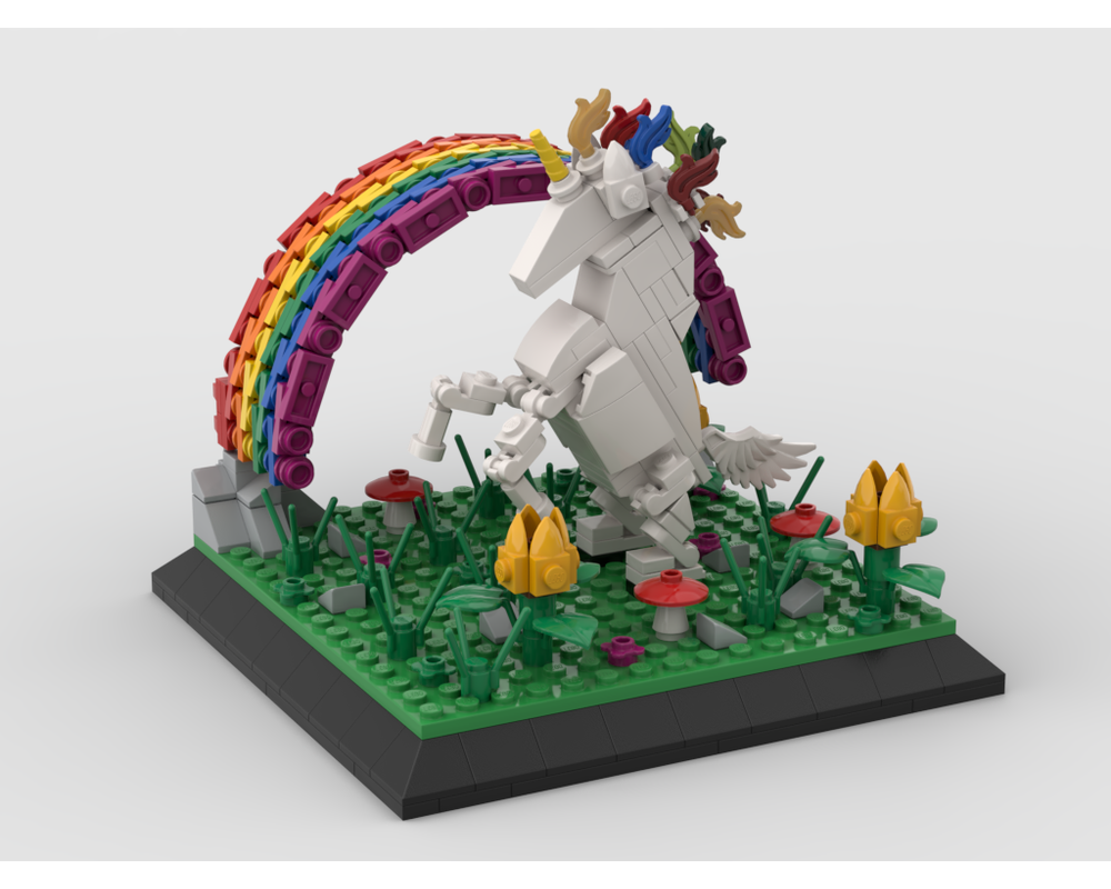 lego unicorn plush