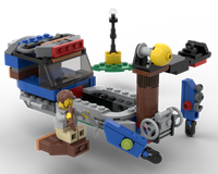 Fishing boat lighthouse raft alt for 31075