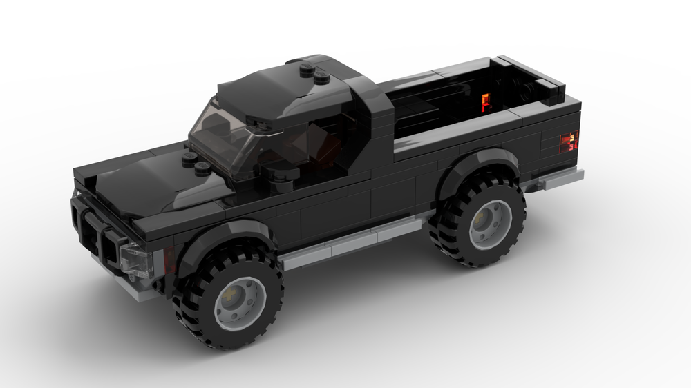 LEGO MOC Pickup (Dodge Ram Look-a-like) - 6-wide Speed Champions size by  bmueller