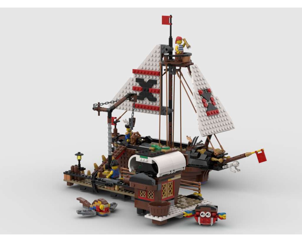 LEGO MOC Imperial Guards' Sloop and Dock by LetsBrick | Rebrickable ...