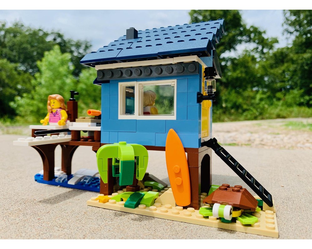 lego beach house moc