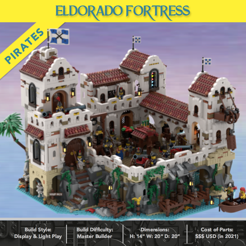 LEGO MOC Eldorado Fortress Pirates of Barracuda Bay by Dream Build