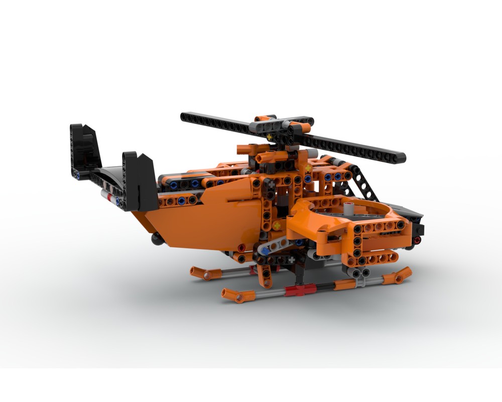 LEGO MOC 42093 Tiltrotor Gyrodyne by Nequmodiva | Rebrickable - Build ...