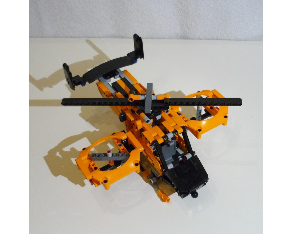 LEGO MOC 42093 Tiltrotor Gyrodyne by Nequmodiva | Rebrickable - Build ...