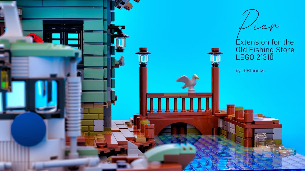Lego Moc Pier - Extension For The Old Fishing Store By Tob1Bricks |  Rebrickable - Build With Lego