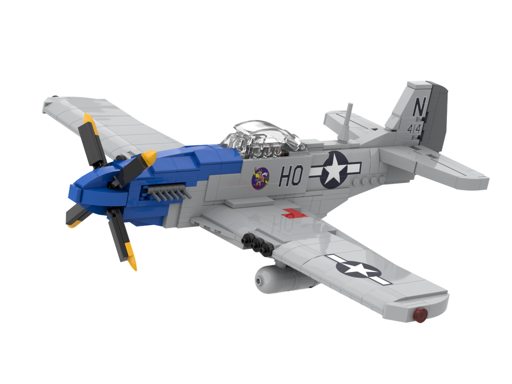 krokodille krise løber tør LEGO MOC P-51D Mustang by SecondPlaceMasterBuilder | Rebrickable - Build  with LEGO
