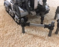 Mobile Tracked drill rig (Technic 42032 Tracked loader alternate model)