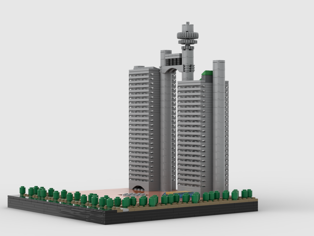 LEGO MOC Genex Tower at 1/650th Scale by FunnyTacoBunny | Rebrickable ...