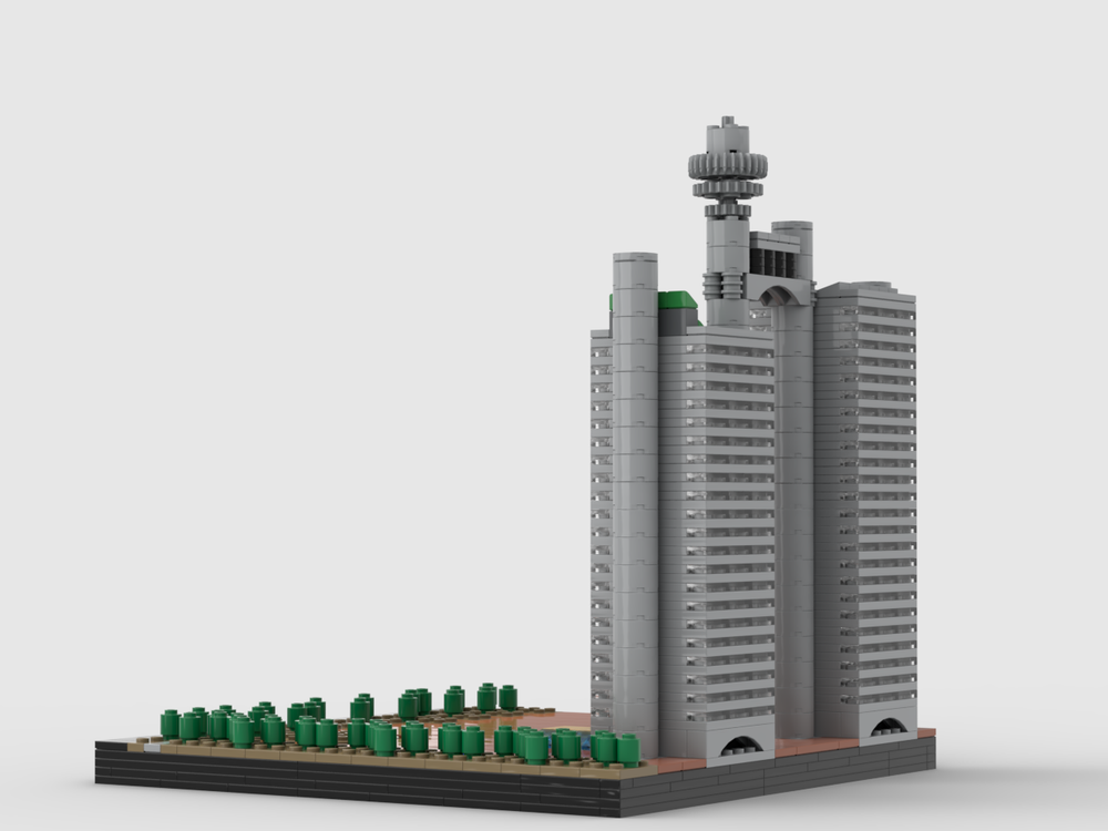 LEGO MOC-49252 Genex Tower at 1/650th Scale by FunnyTacoBunny ...