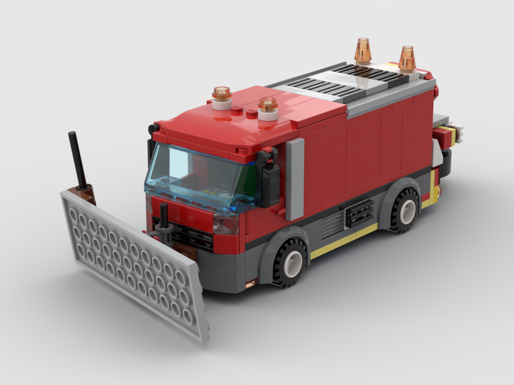 LEGO MOC 60214 - Snow Plow Truck by KlintIsztvud | Rebrickable - Build ...