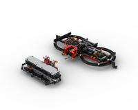 LEGO MOC-49301 8 attachments for 42054 Claas Xerion 5000 Trac VC