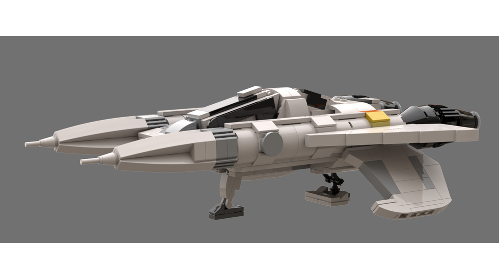 LEGO MOC Buck Rogers Starfighter 2.0 by apenello | Rebrickable - Build ...