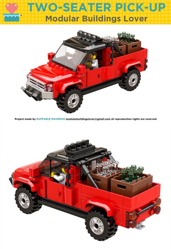 LEGO® Custom MOC Instructions: Angular Modular