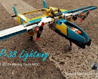 P-38 Lightning (42074 Racing Yacht)