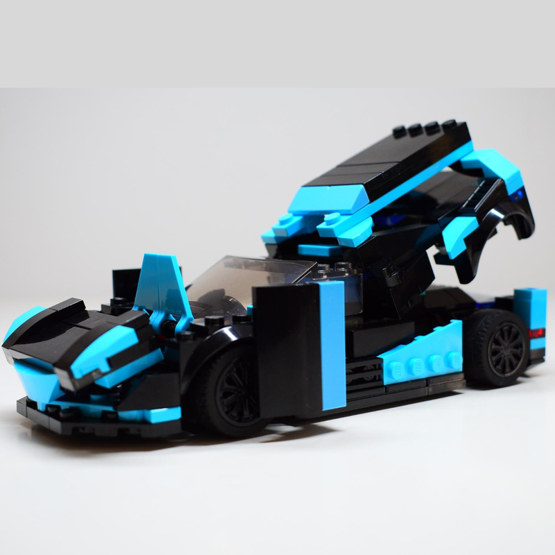 LEGO MOC C25R Hypercar by brickengineeringdude | Rebrickable - Build ...