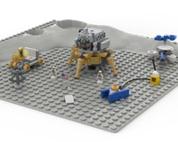 Apollo lunar landing site