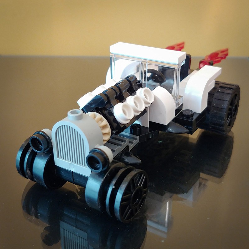 LEGO MOC Hot rod mini V6 engine by Pakis | Rebrickable - Build with LEGO