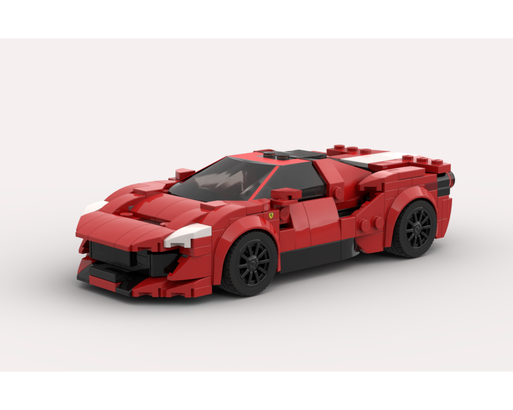 LEGO MOC Ferrari 488 Pista V2 by Fakhri Argya | Rebrickable - Build ...