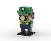 LEGO MOC Jack Bowser Black Peaches BrickHeadz by TheBricketeer