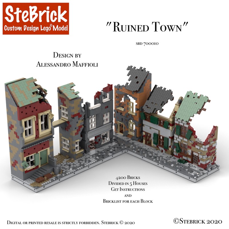 Lego best sale ruined house