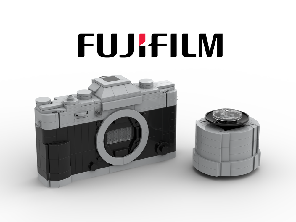 LEGO MOC Fujifilm XT-30 Mirrorless Camera With 35mm Lens by YCBricks | Rebrickable - with LEGO