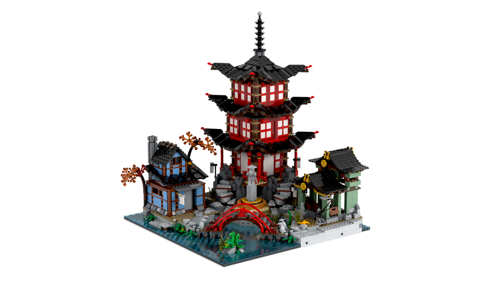 LEGO MOC Temple of Airjitzu | Rebrickable - Build with LEGO