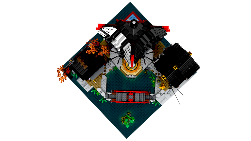 LEGO MOC Temple of Airjitzu modification by brickgloria