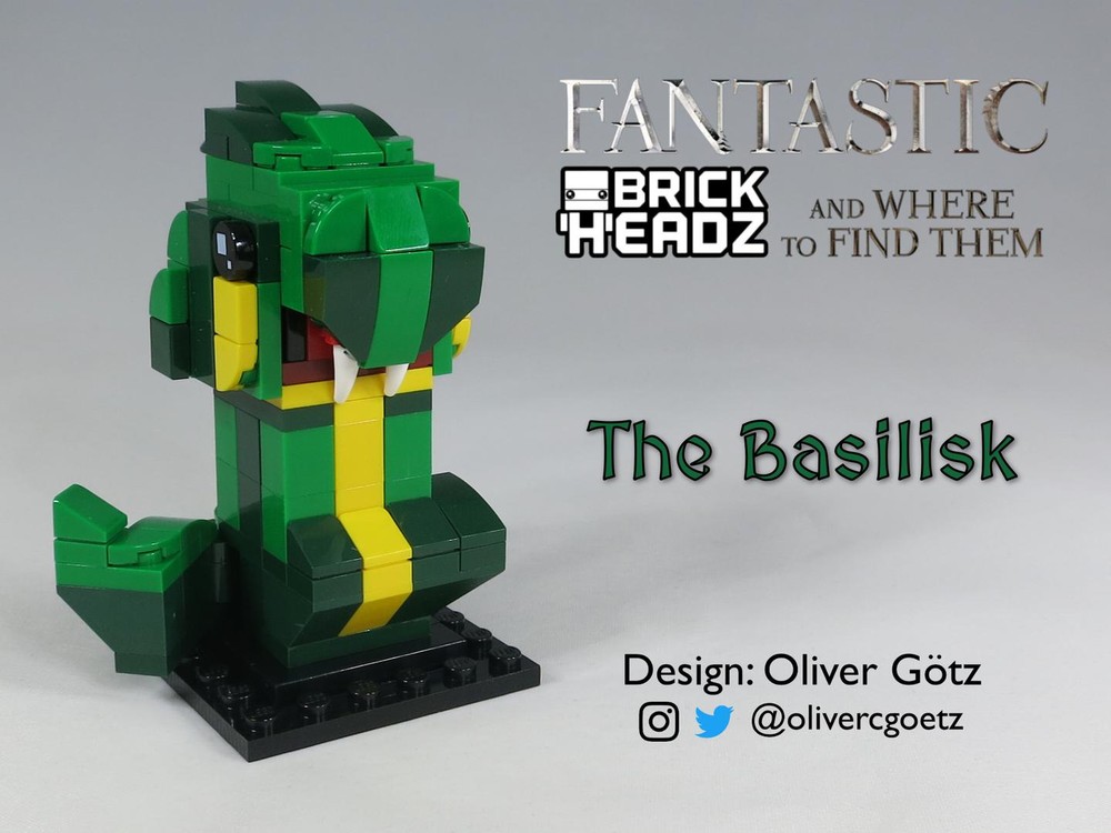 LEGO HARRY POTTER VS THE BASILISK DISPLAY MOC! 