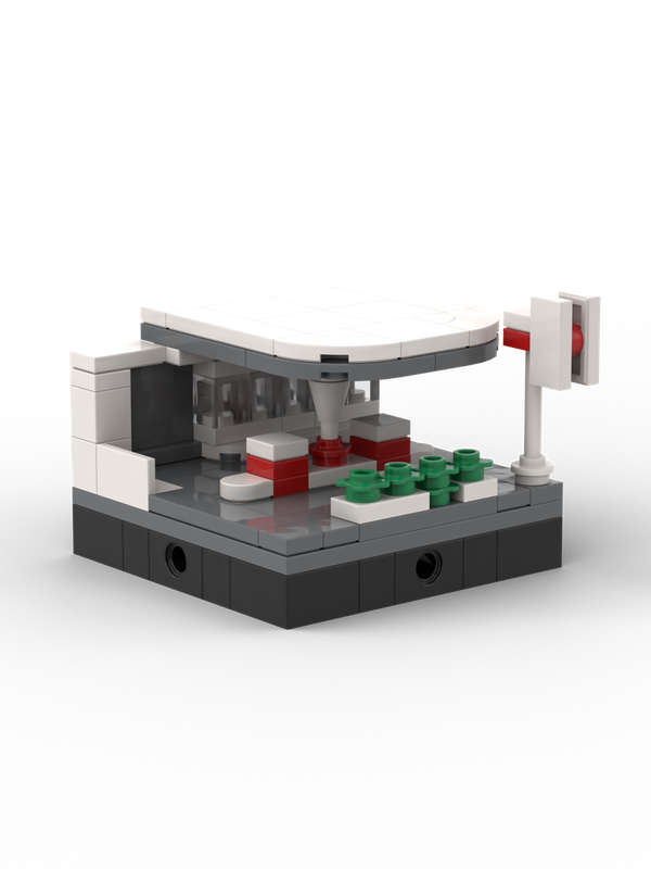 LEGO MOC Gas station - mini modular by mikebuu | Rebrickable - Build ...