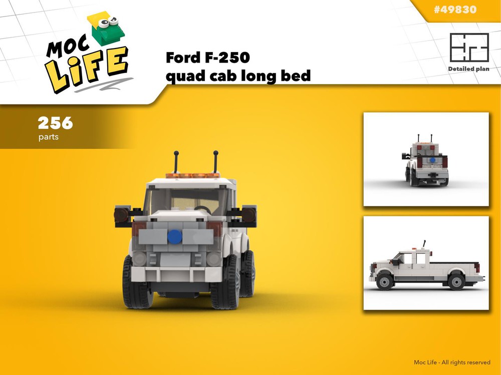 LEGO MOC Ford F-250 with hunting cage by MocLife | Rebrickable - Build ...